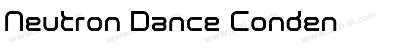 Neutron Dance Conden字体转换